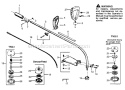 Page B Diagram and Parts List for HP30  Weed Eater Trimmer